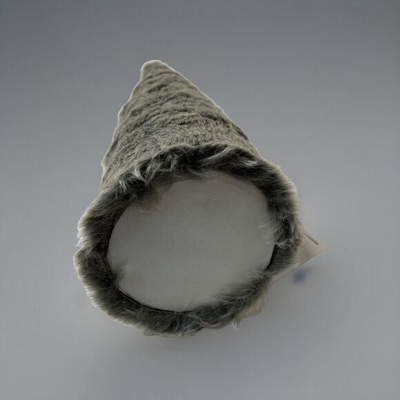 Glitzhome 17” Large Gray Soft Faux Fur Holiday Christmas Table Tree Decor New! - Picture 2 of 7